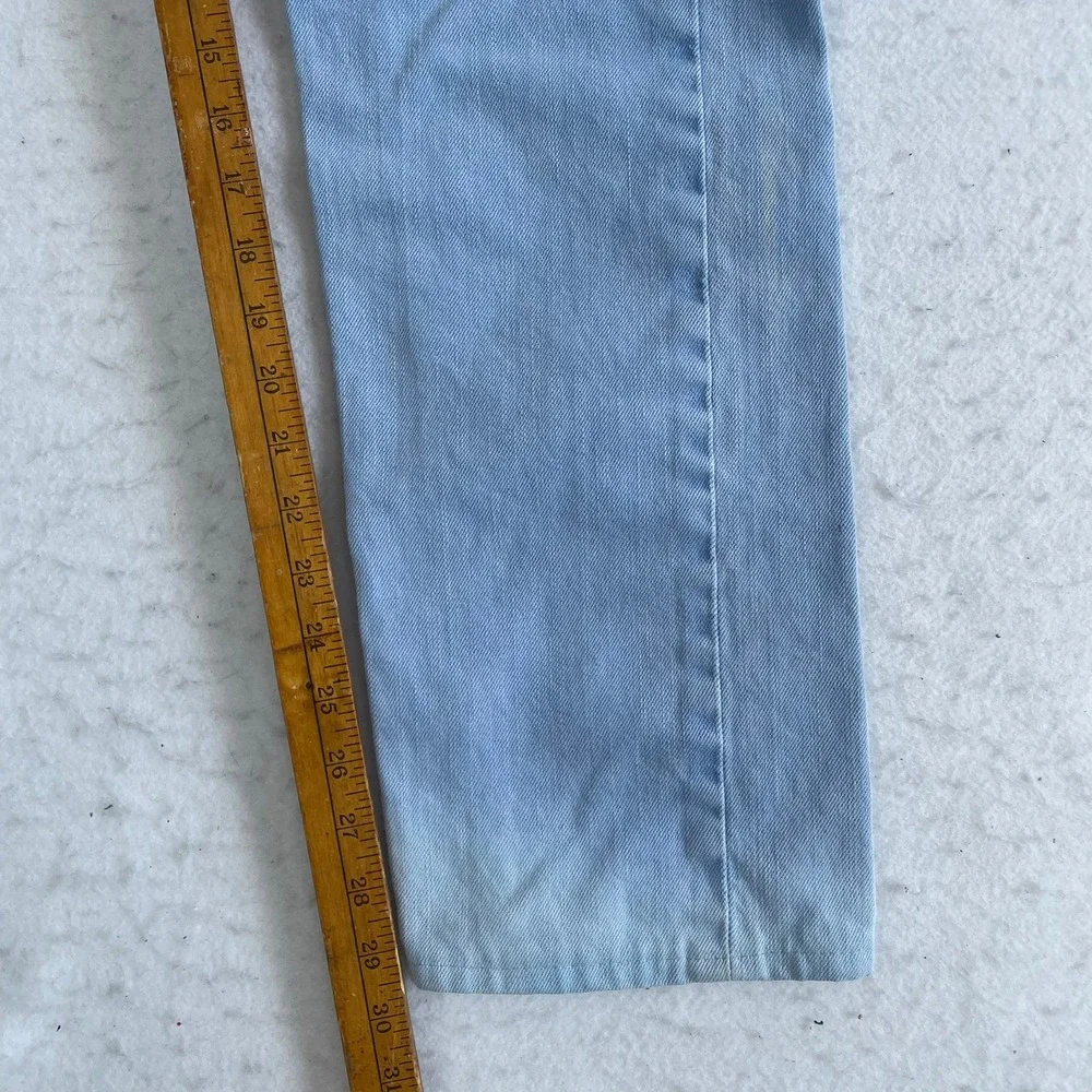 Naked & Famous Weird Guy Jeans Mens 33 Light Blue Thermochromic Selvedge Denim - Picture 5 of 11